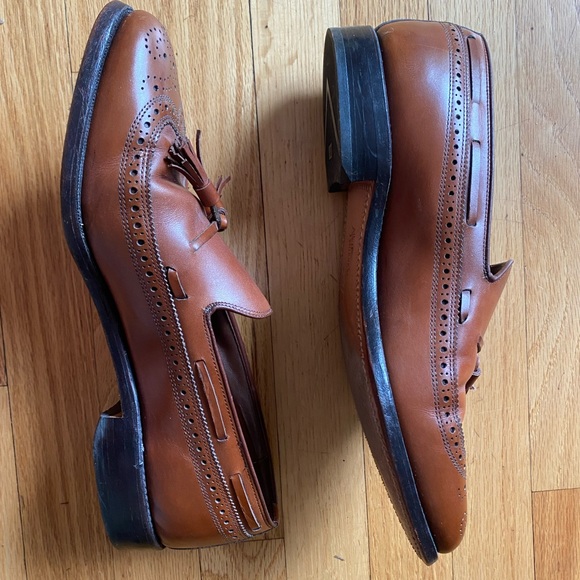 Allen Edmonds Manchester Brogue Tassel Loafers - Picture 2 of 7